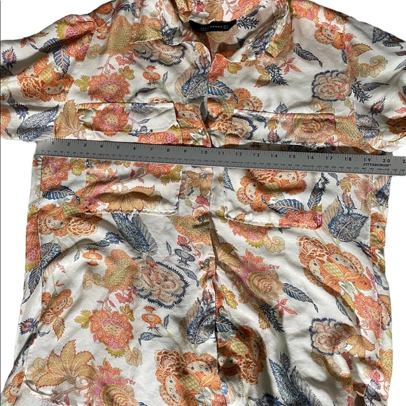 Zara Woman floral blouse - Picture 5 of 5